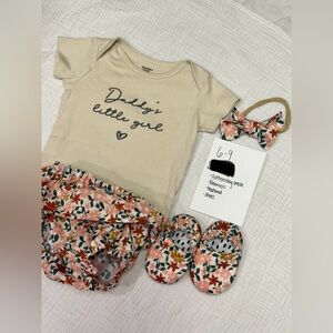 Custom Daddy’s Little Girl outfit, perfect for Father’s Day